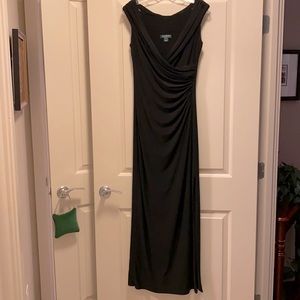 Lauren/Ralph Lauren Black Jersey Evening Gown-NWOT